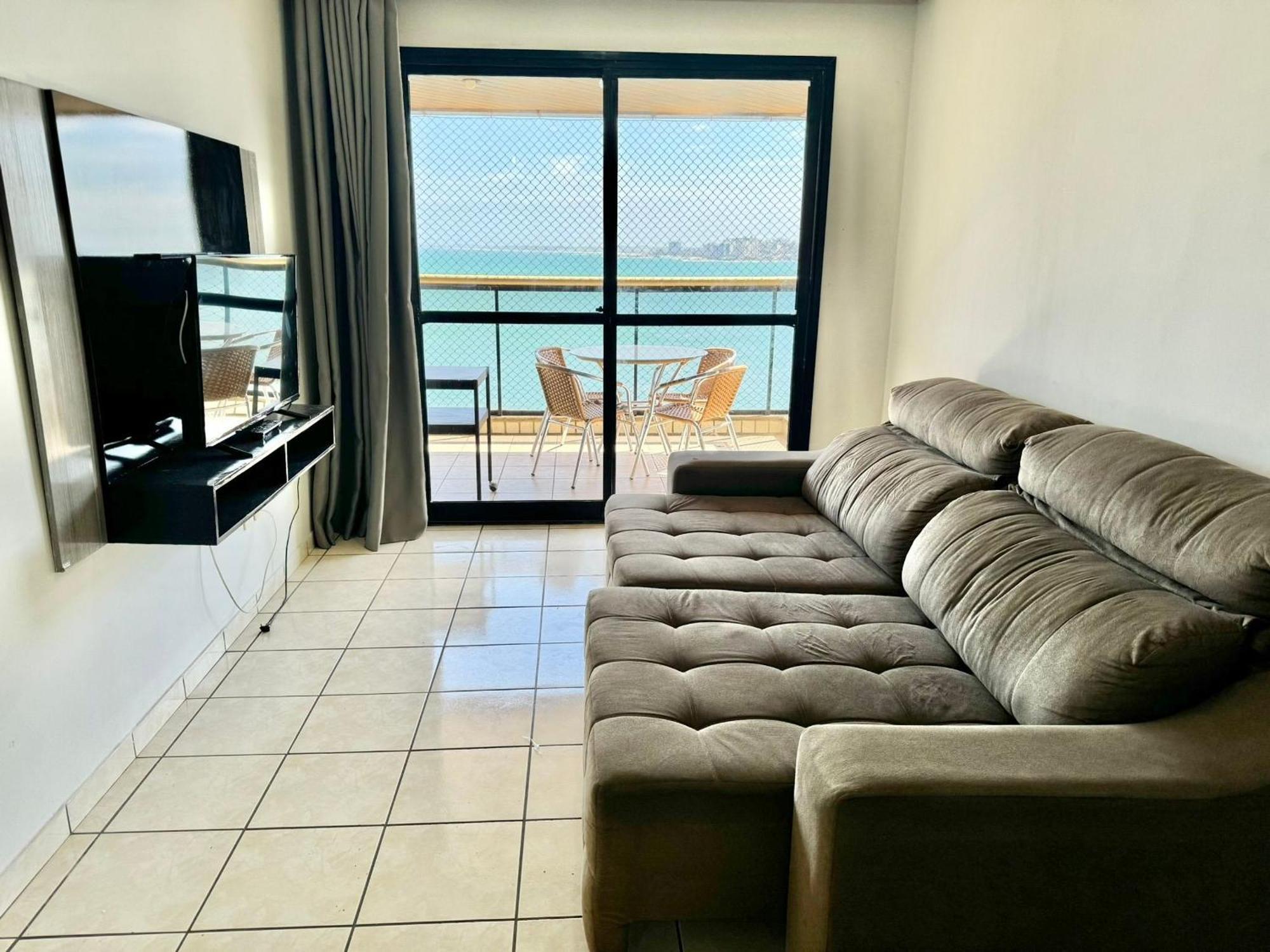 Praia Do Morro - Apt. Canto Nobre, Frente Total Para O Mar, 4 Quartos 1 Vaga De Garagem, 2 Banheiros 瓜拉派瑞 外观 照片